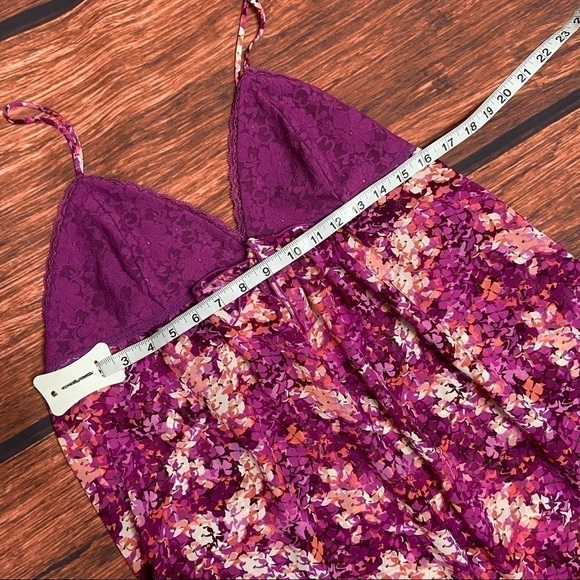 AMBRIELLE - Babydoll Slip Dress Purple Hydrangea Large - Picture 6 of 7